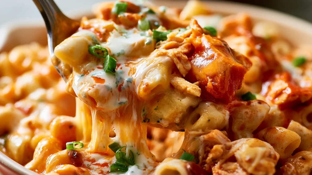 Buffalo Chicken Spicy Mac and Cheese Recipe - Easy Dinner 2 Buffalo Chicken Spicy Mac and Cheese