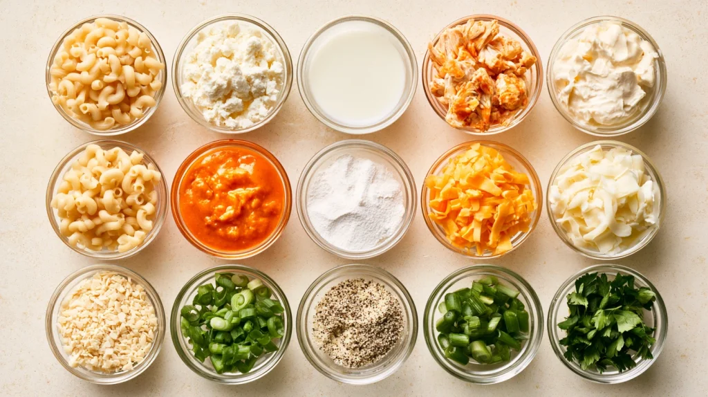 Buffalo Chicken Spicy Mac and Cheese Recipe - Easy Dinner 3 Buffalo Chicken Spicy Mac and Cheese