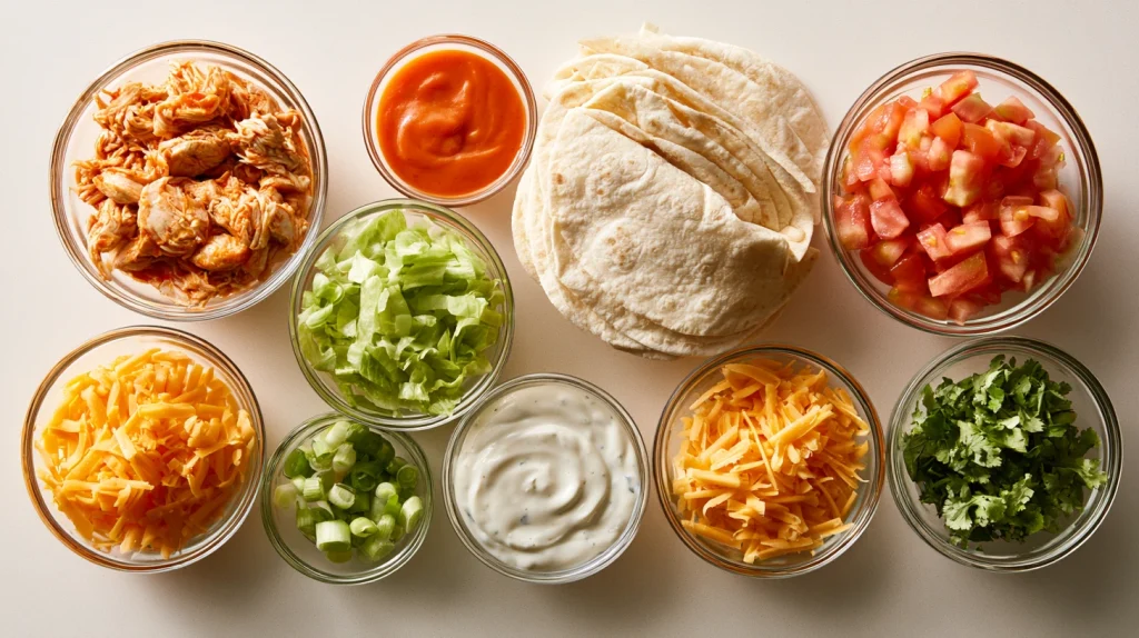 Buffalo Chicken Tacos | Easy Spicy Taco Recipe 3 buffalo chicken tacos 2