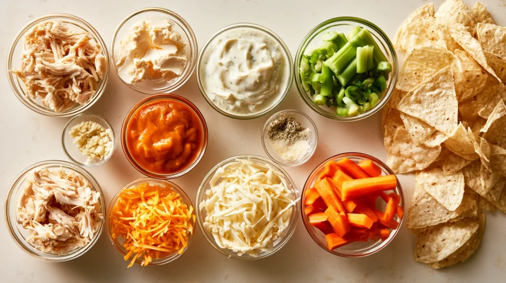Buffalo Ranch Chicken Dip - Easy Creamy Party Dip 2 Buffalo Ranch Chicken Dip