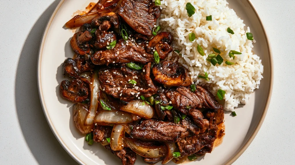 Bulgogi Beef - Easy Korean Beef Recipe Weeknight Dinner 9 Bulgogi Beef