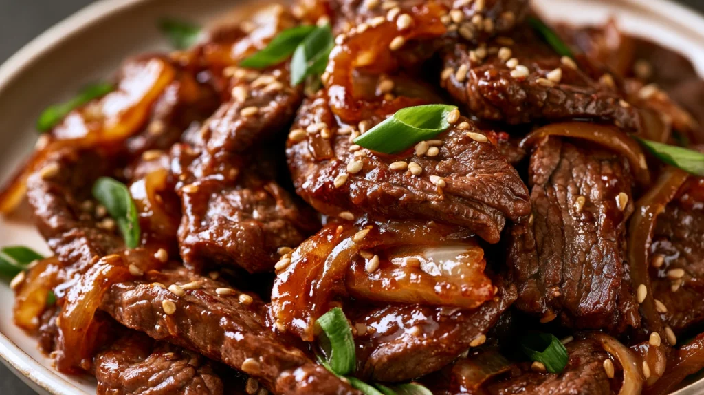 Bulgogi Beef - Easy Korean Beef Recipe Weeknight Dinner 2 Bulgogi Beef