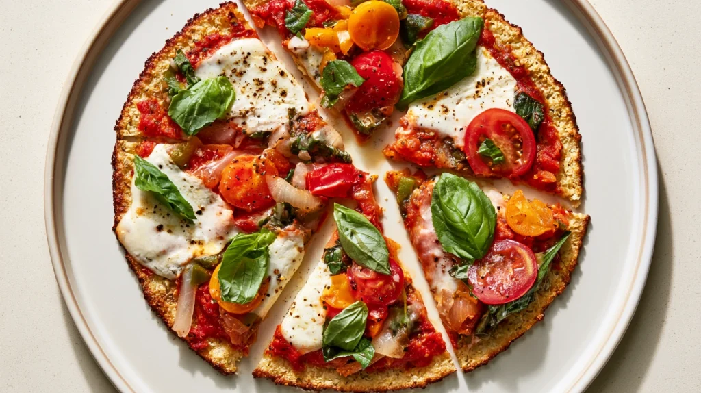 Cauliflower Pizza Crust - Easy Healthy Pizza Crust Recipe 9 Cauliflower Pizza Crust