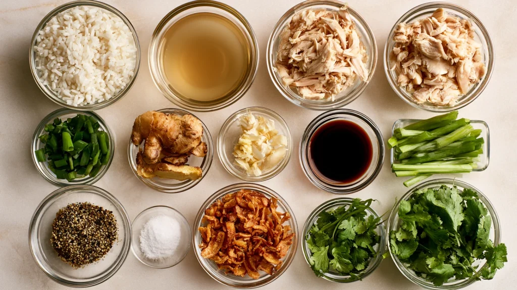 Congee Recipe - Easy Chinese Chicken Congee Dinner 2 Congee Recipe