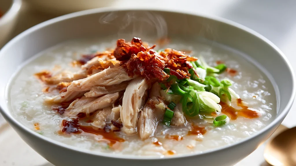 Congee Recipe - Easy Chinese Chicken Congee Dinner 8 Congee Recipe