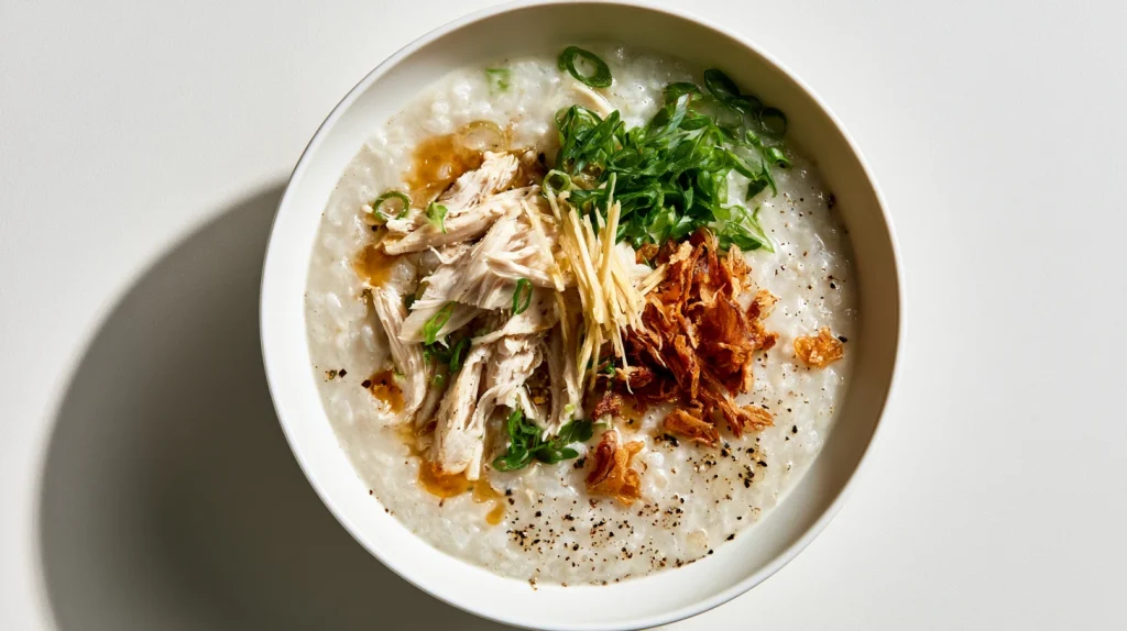 Congee Recipe - Easy Chinese Chicken Congee Dinner 9 Congee Recipe