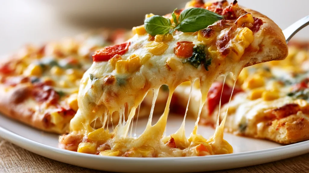 Corn Pizza Recipe - Easy Weeknight Family Pizza Party 8 corn pizza