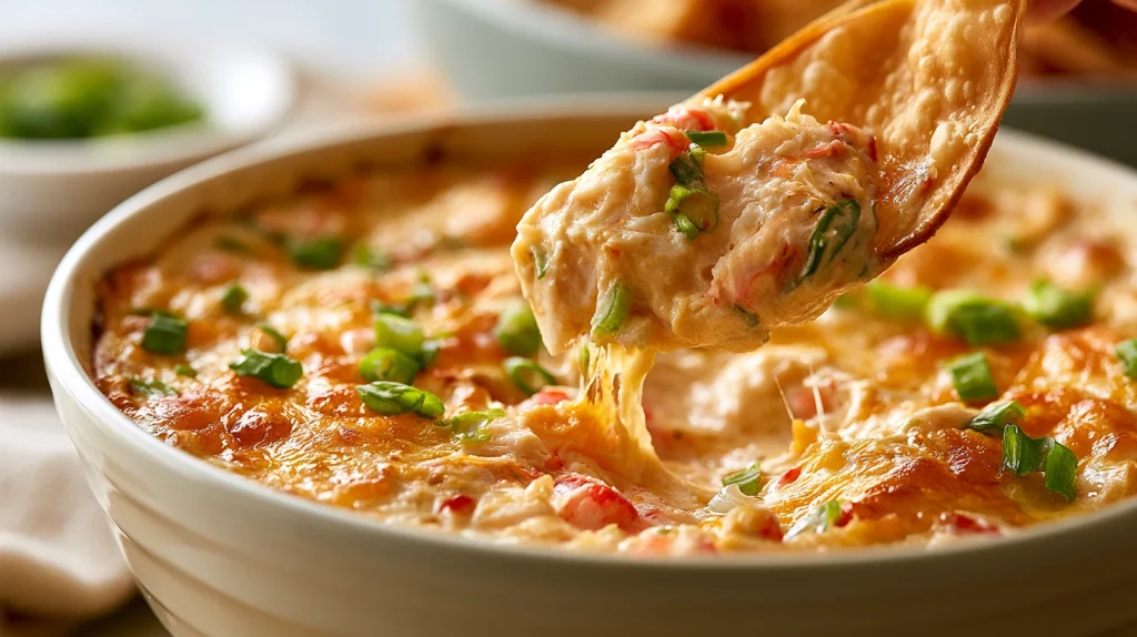 Crab Rangoon Dip Recipe - Easy Creamy Family Appetizer 2 Crab Rangoon Dip