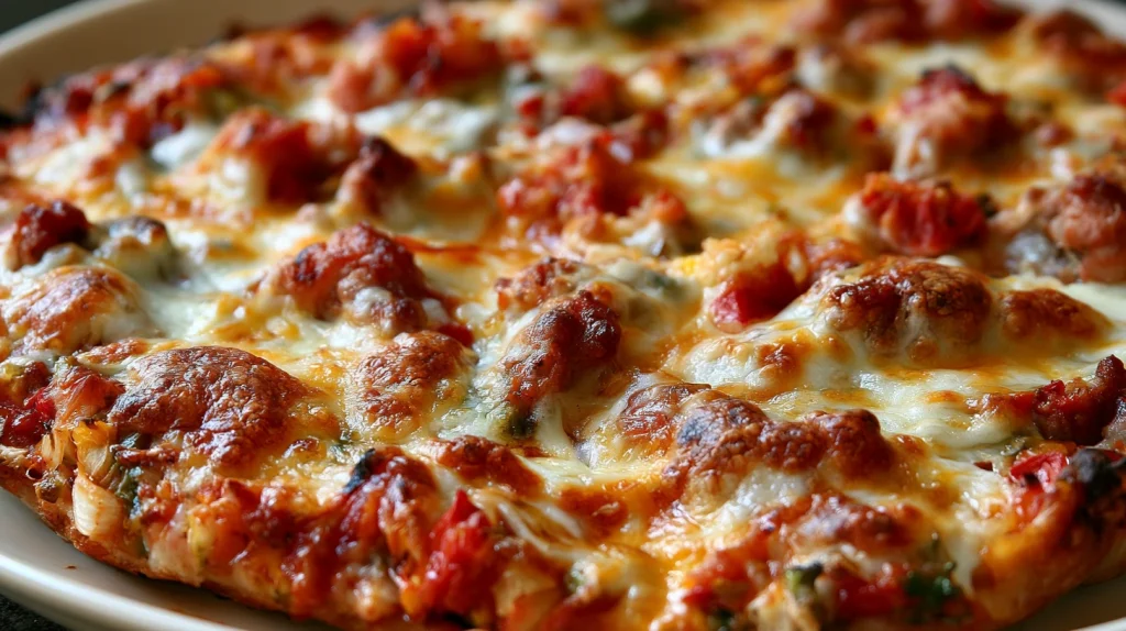 Crustless Pizza - Easy Low Carb Pizza With Crispy Cheese 2 Crustless Pizza