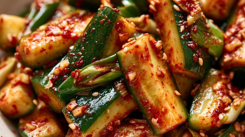 Cucumber Kimchi - Easy Korean-Style Kimchi for Fresh, Crisp Flavor 2 Cucumber Kimchi