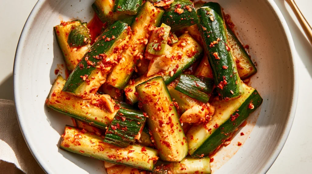 Cucumber Kimchi - Easy Korean-Style Kimchi for Fresh, Crisp Flavor 10 Cucumber Kimchi
