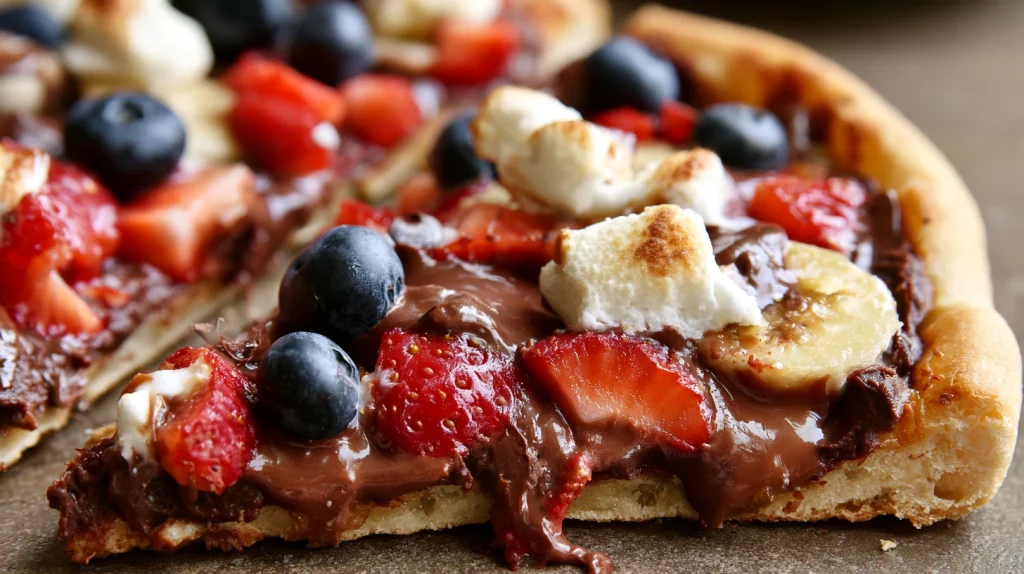 Dessert Pizza - Easy Homemade Sweet Pizza Recipe 2 Dessert Pizza