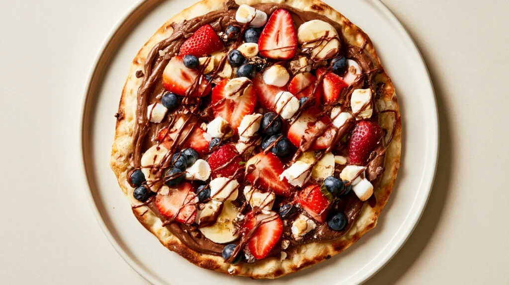 Dessert Pizza - Easy Homemade Sweet Pizza Recipe 11 Dessert Pizza