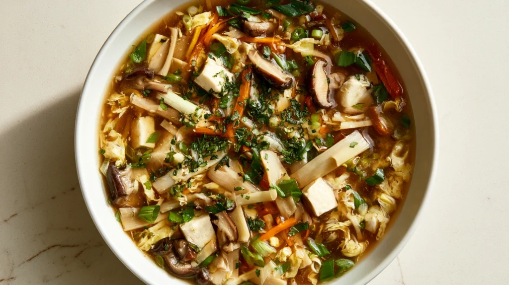 Savory Hot and Sour Soup - Easy Chinese Soup Recipe 8 Hot and Sour Soup