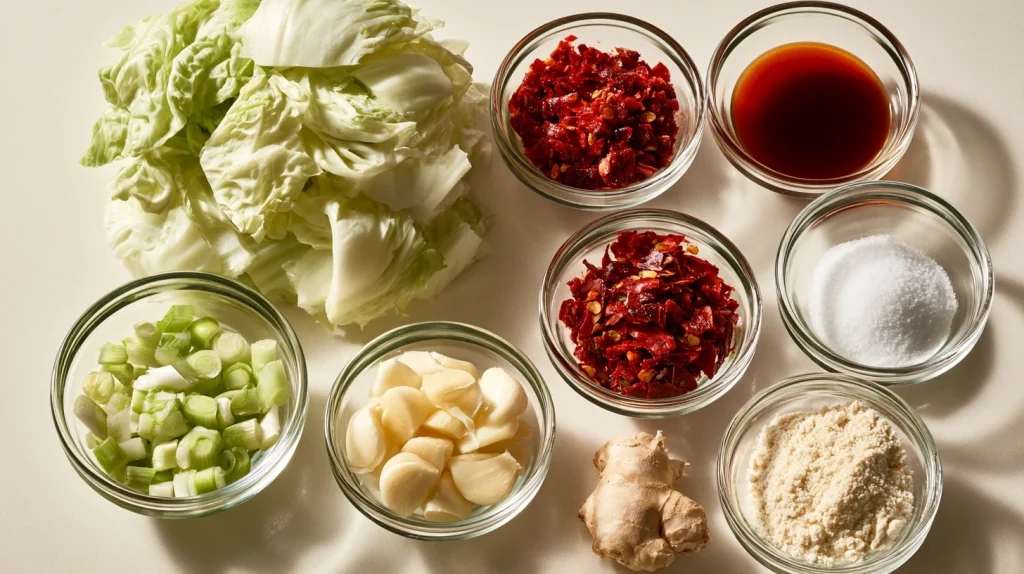 Kimchi Recipe - Easy Korean Fermented Cabbage 2 Kimchi