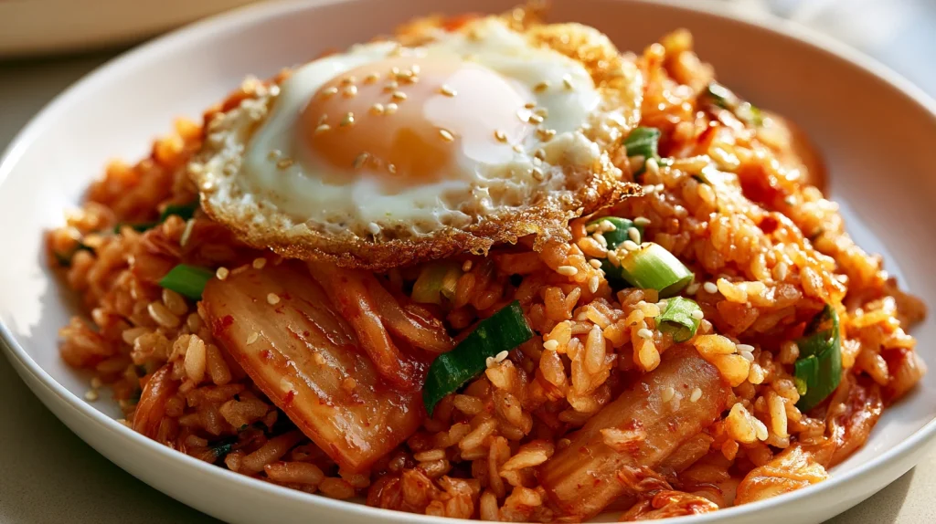 Best Kimchi Fried Rice - Easy Spicy Korean Rice Recipe 2 Kimchi Fried Rice