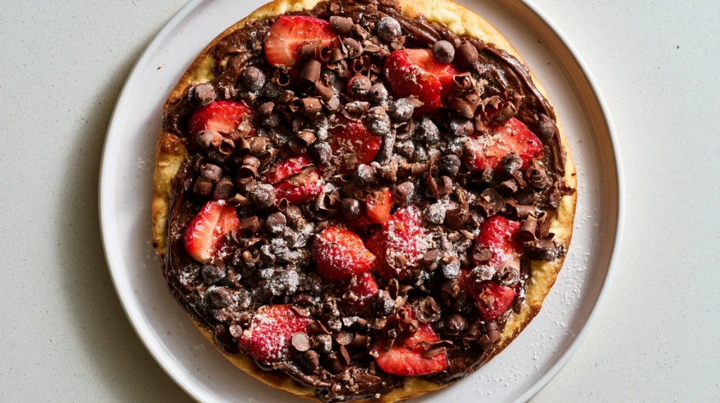 Pizza de Chocolate - Easy Chocolate Dessert Pizza Recipe 10 Pizza de Chocolate