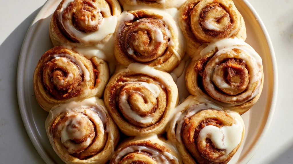 Special Carrot Cake Cinnamon Rolls - Easy & Hearty Dessert Recipe 11 Special Carrot Cake Cinnamon Rolls