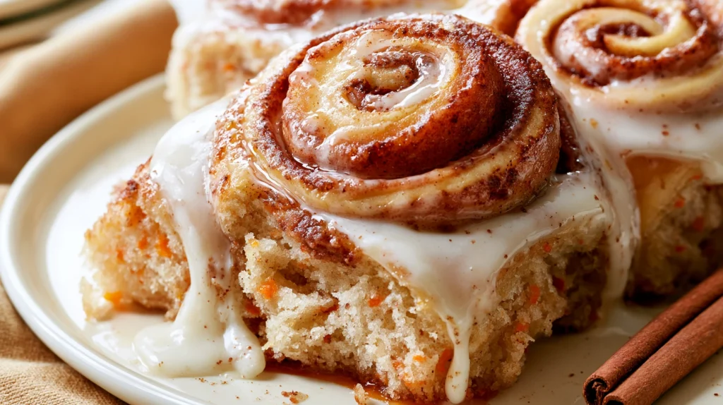 Special Carrot Cake Cinnamon Rolls - Easy & Hearty Dessert Recipe 2 Special Carrot Cake Cinnamon Rolls